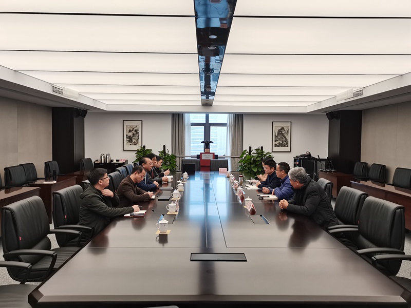 上虞區(qū)供銷(xiāo)總社副主任杜叔一行到訪浙農(nóng)